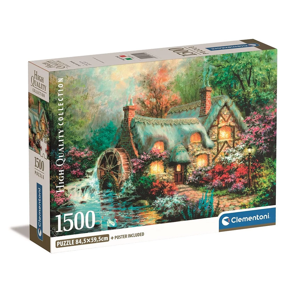 Vidéki táj Countryside 1500 db-os Compact puzzle Clementoni