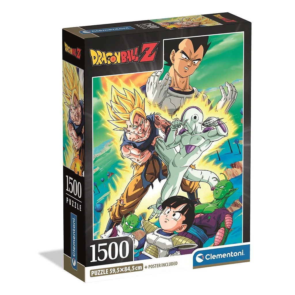 Dragon Ball Intense Battle 1500 db-os Compact puzzle Clementoni