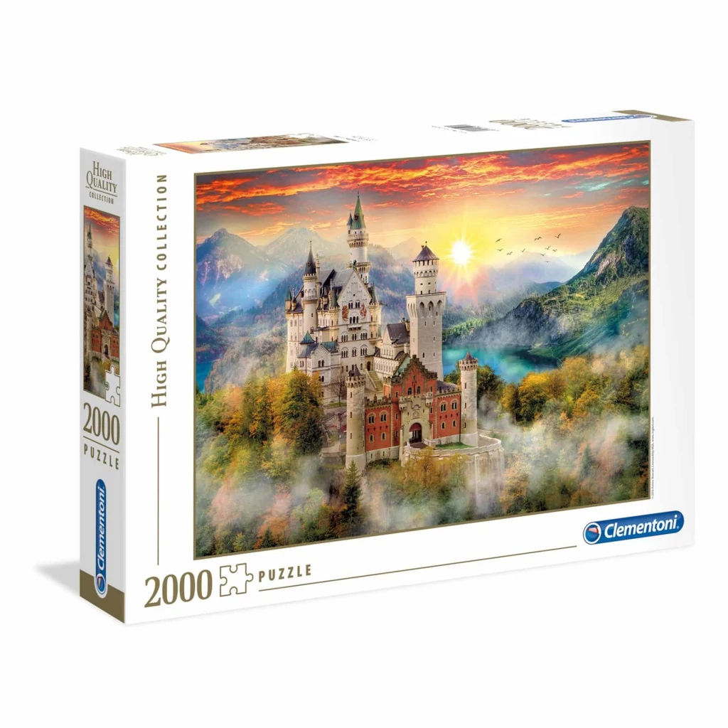 Németország Neuschwantein 2000 db-os puzzle Clementoni