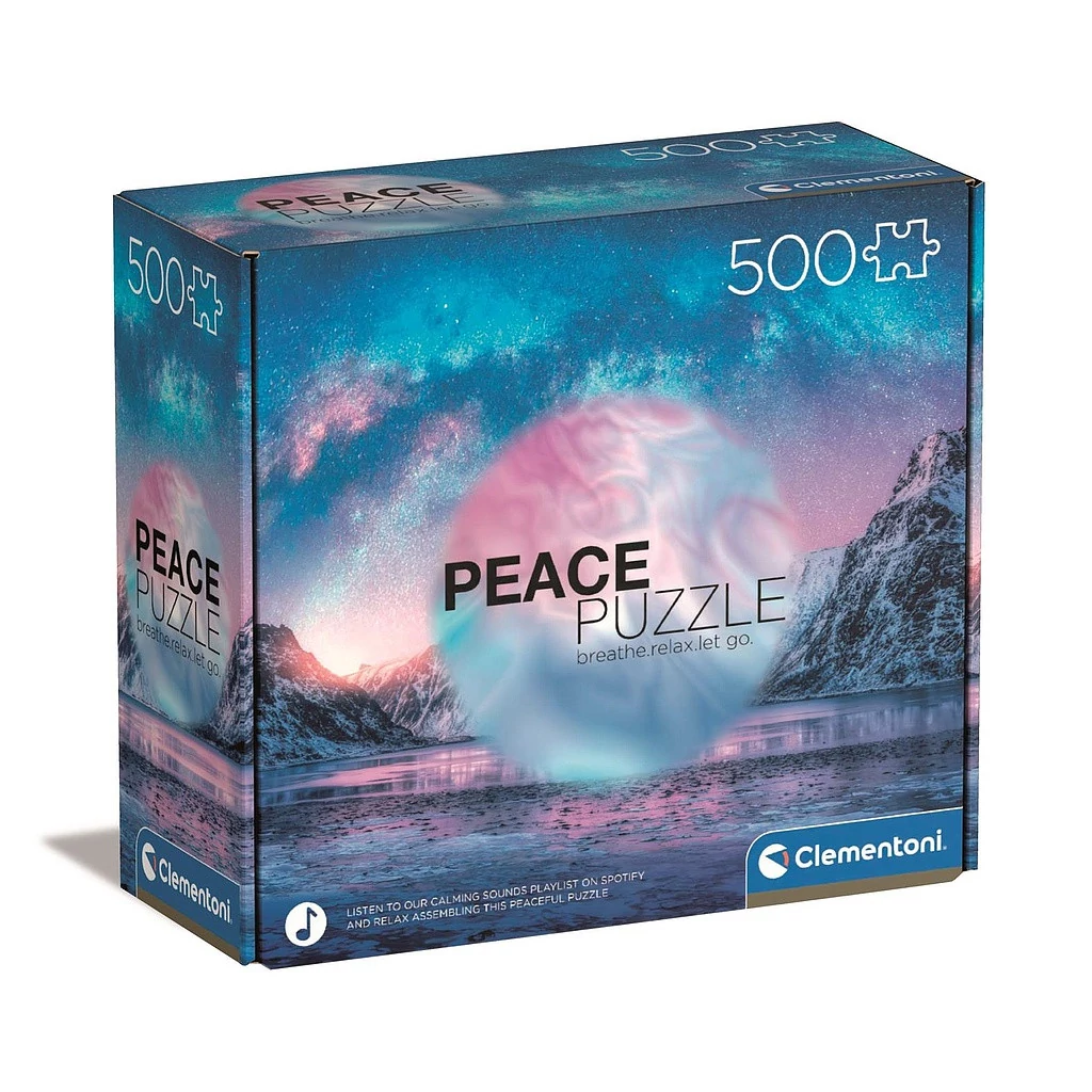 Hegyvidék Light Blue 500 db-os Peace puzzle Clementoni