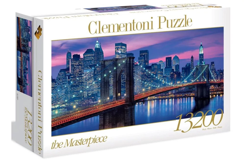 New York Brooklyn Bridge 13200 db-os puzzle Clementoni
