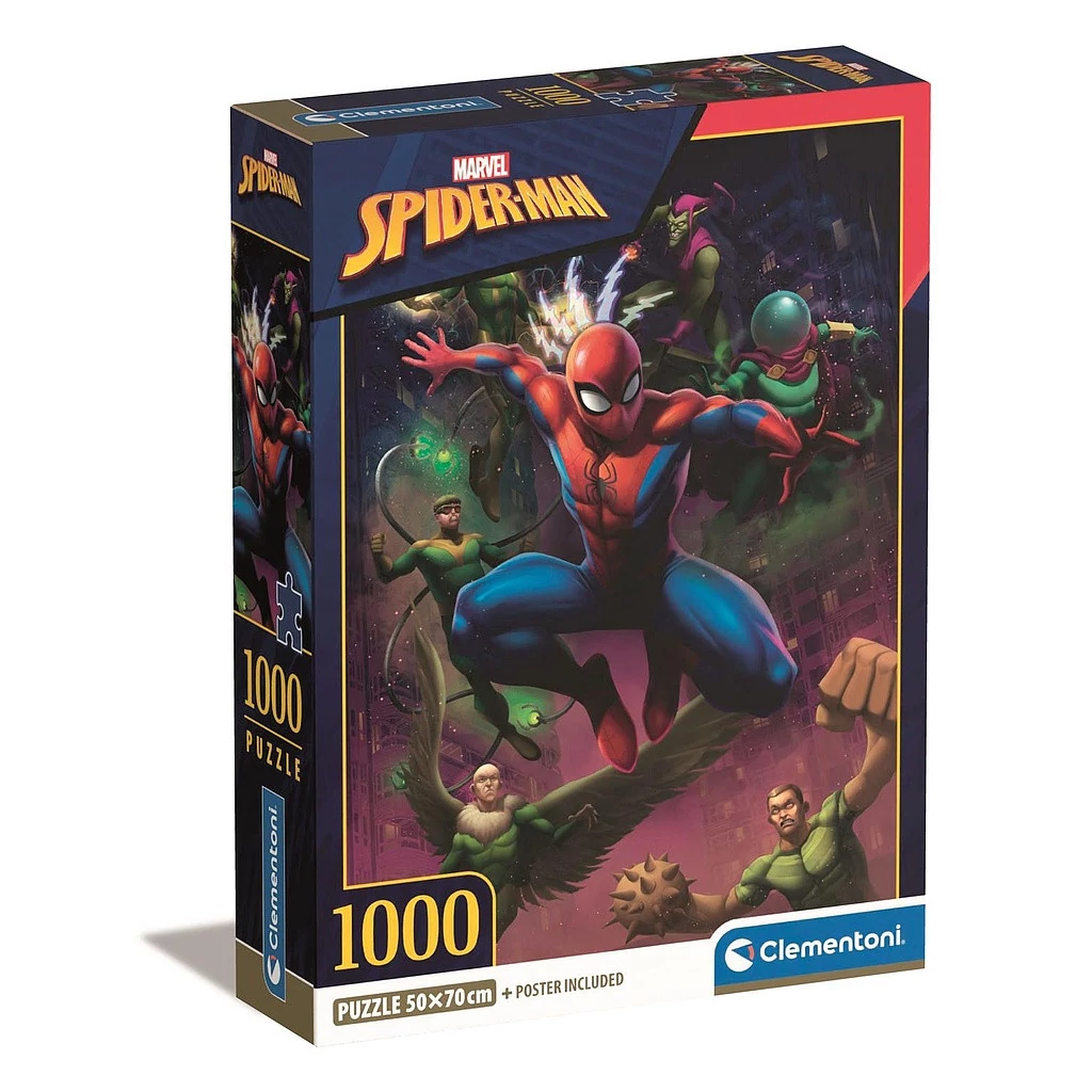Pókember 1000 db-os Compact puzzle Clementoni