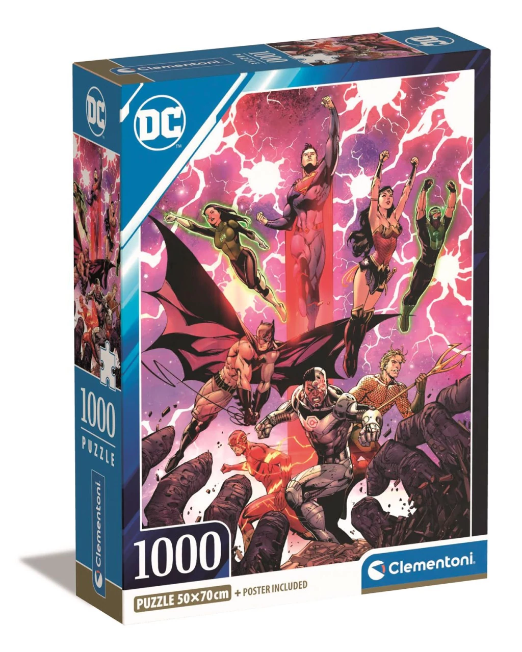 Az Igazság Ligája Defenders 1000 db-os Compact puzzle Clementoni