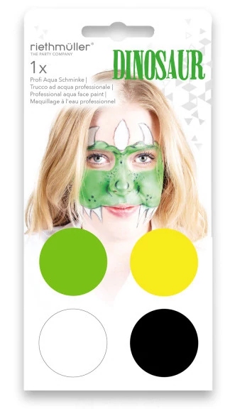 Dinoszaurusz Halloween arcfesték, smink szett
