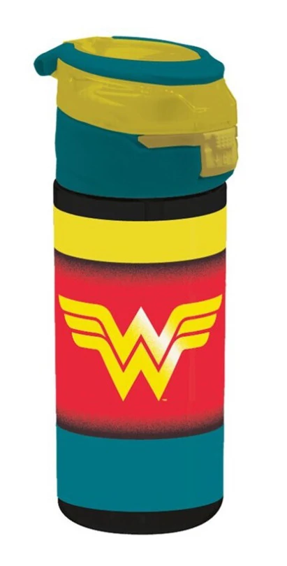 Wonder Woman műanyag szívószálas kulacs 532 ml