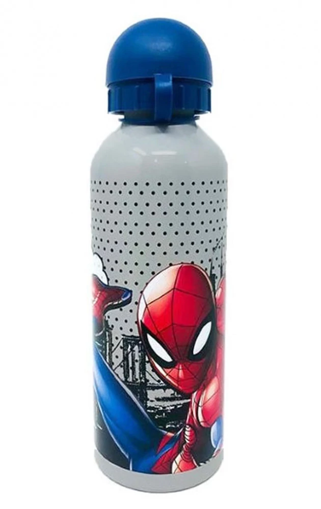 Pókember Web Grey alumínium kulacs ívókupakkal 500 ml