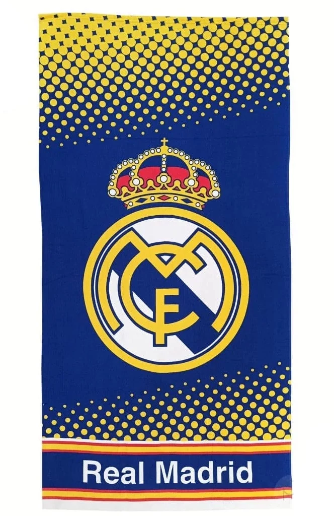 Real Madrid Crown fürdőlepedő, strand törölköző 70x140cm (Fast Dry)