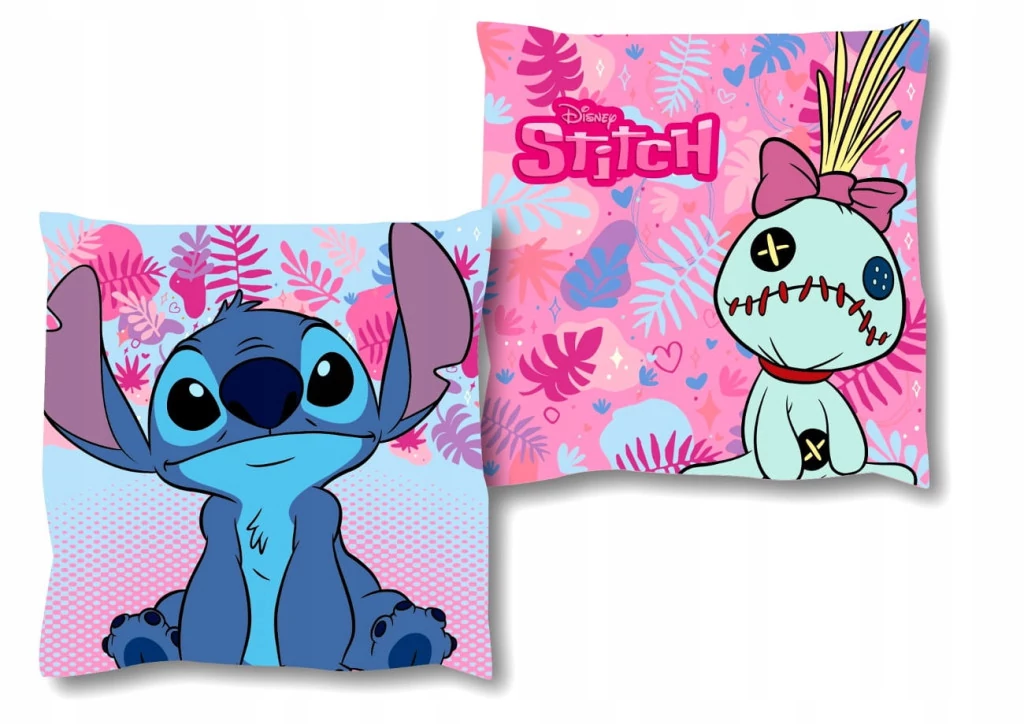Disney Lilo és Stitch, A csillagkutya Scrump párna, díszpárna 38 cm Velúr
