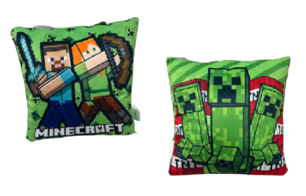 Minecraft Epic párna, díszpárna 38 cm Velúr