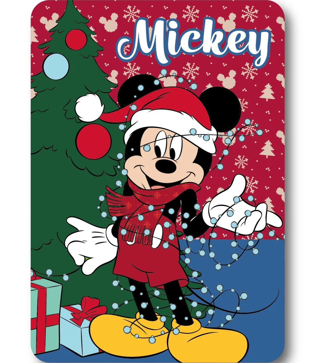 Disney Mickey Lights Karácsony polár takaró 100x140cm
