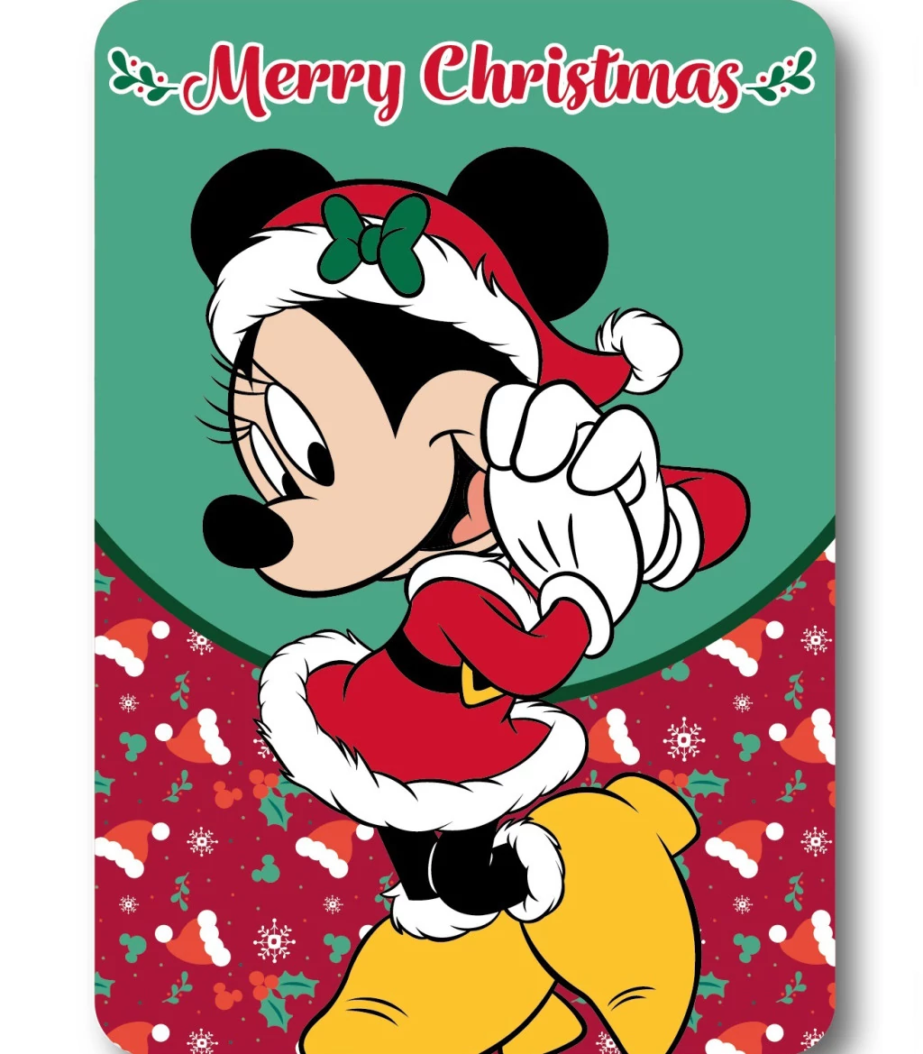 Disney Minnie Merry Moments Karácsony polár takaró 100x140cm