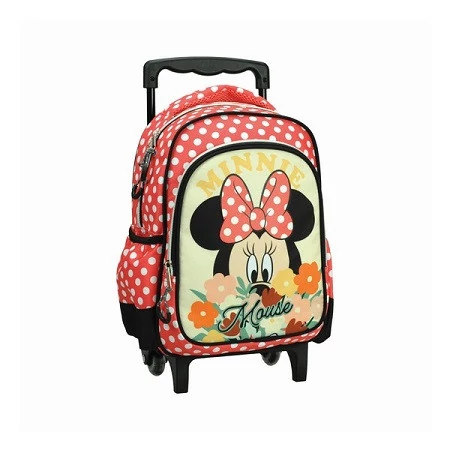 Disney Minnie Floral gurulós ovis hátizsák, táska 30 cm