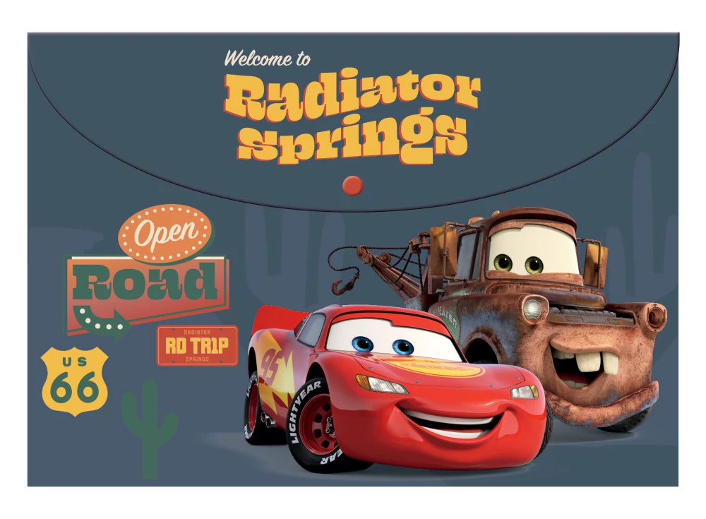 Disney Verdák Road A/4 Irattartó tasak