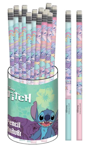 Disney Lilo és Stitch, A csillagkutya Star Stuff HB grafit ceruza radír véggel