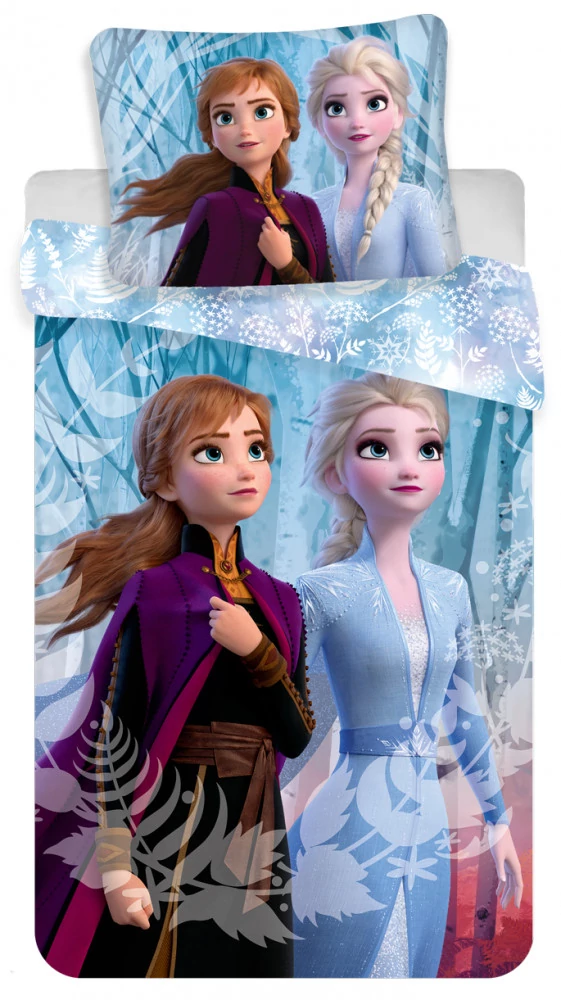 Disney Jégvarázs Nature ágyneműhuzat 140×200cm, 70×90 cm microfibre