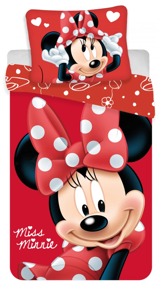 Disney Minnie Miss ágyneműhuzat 140×200cm, 70×90 cm microfibre