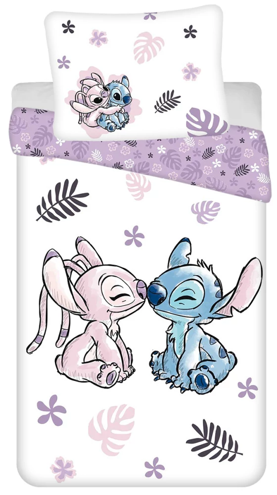 Disney Lilo és Stitch, A csillagkutya Boojiboo ágyneműhuzat 140×200cm, 65×65 cm