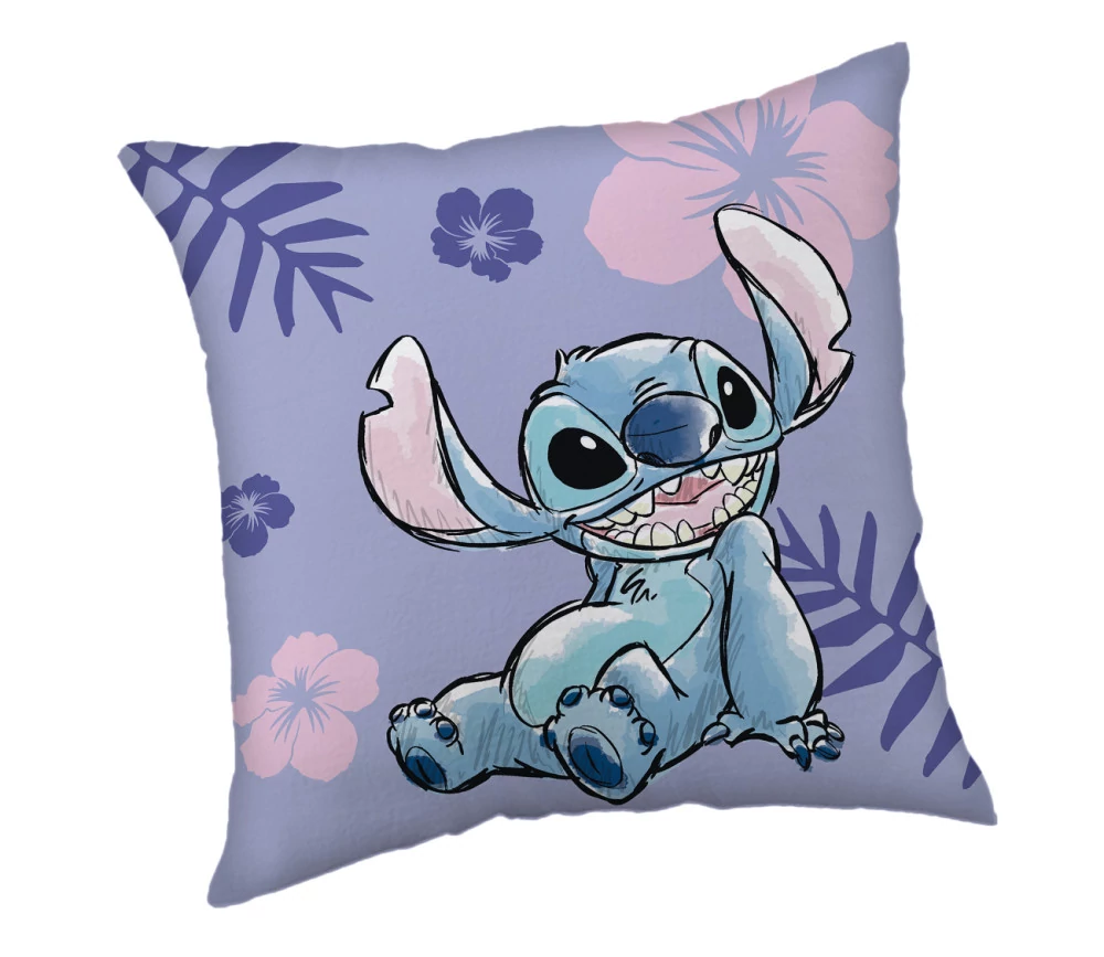 Disney Lilo és Stitch, A csillagkutya Blooming párna, díszpárna 40x40cm