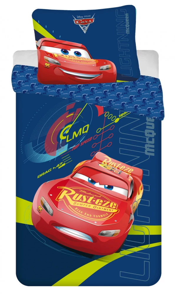 Disney Verdák Rust ágyneműhuzat 140×200cm, 70×90 cm