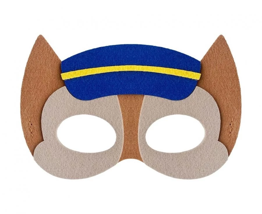 Kutyás Dog Brigade Police filc maszk 18 cm