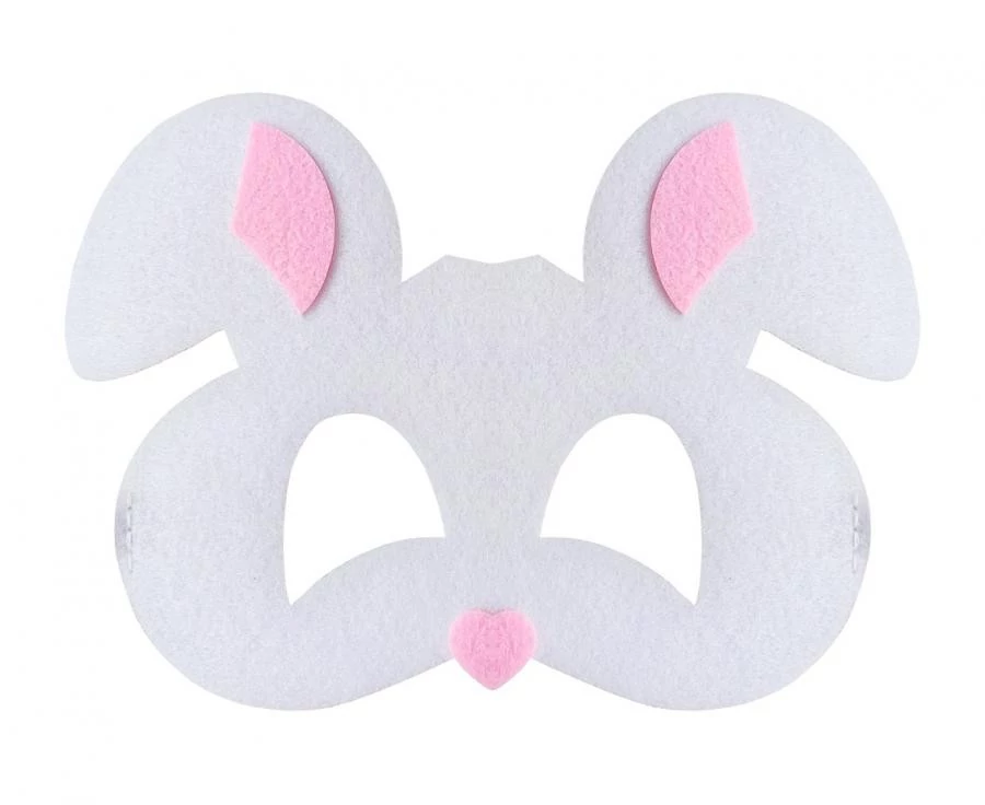 Nyuszi Rabbit filc maszk 18,5 cm