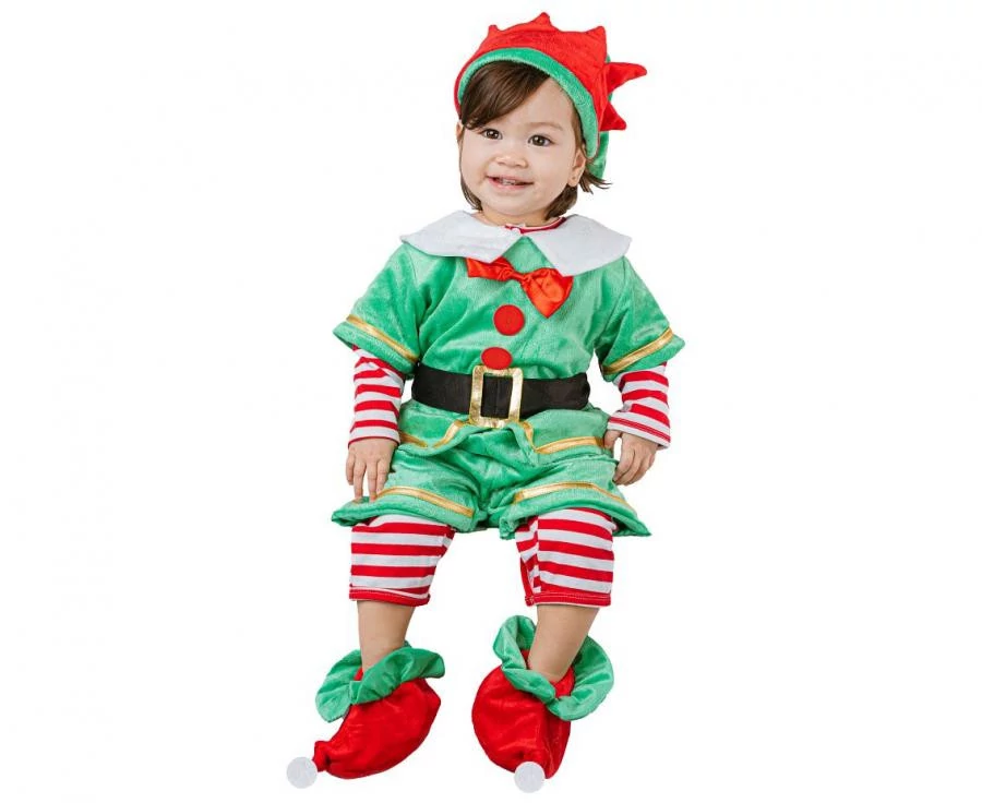 Zöld Manó Little Elf jelmez 92/104 cm