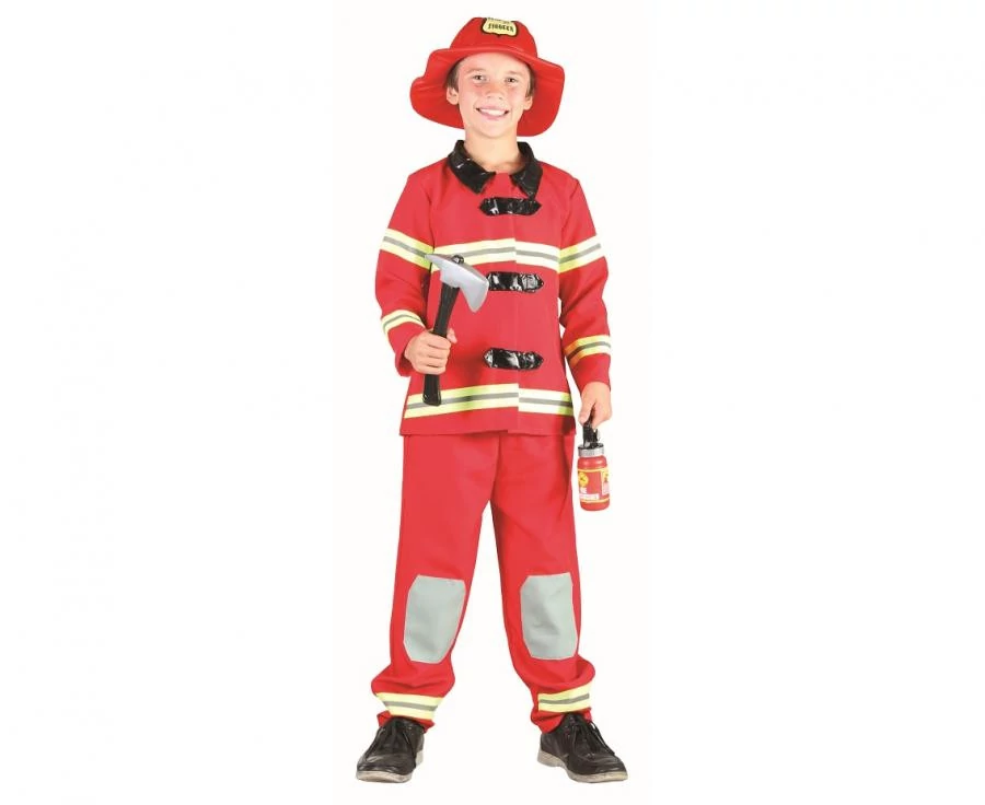 Fire Fighter, Tűzoltó jelmez 110/120 cm