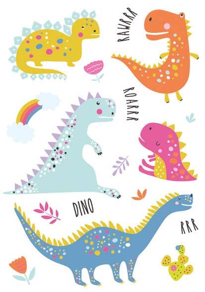 Dinoszaurusz Roar A/4 gumis mappa