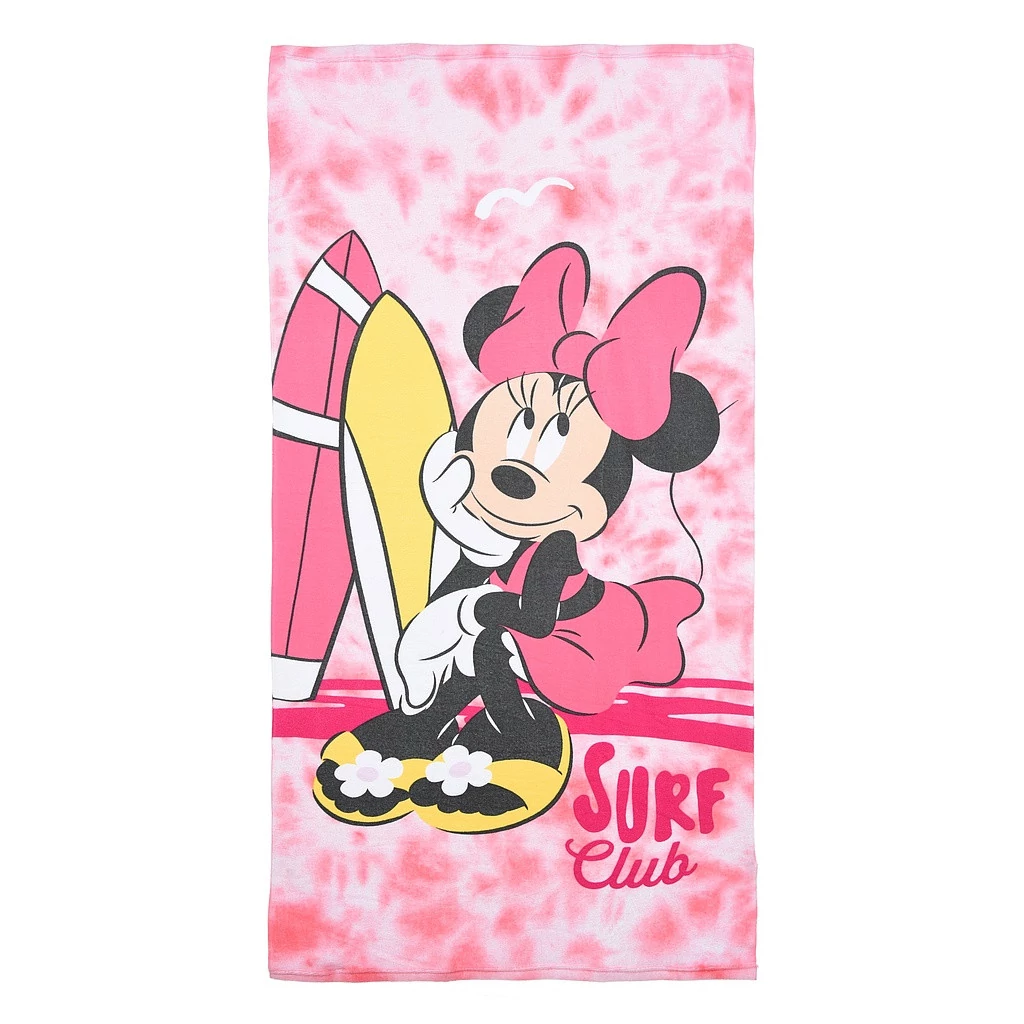 Disney Minnie Surf Club fürdőlepedő, strand törölköző 70x140cm (Fast Dry)