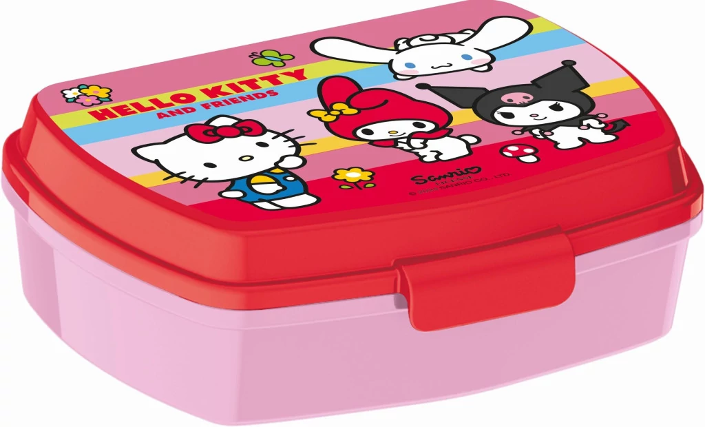 Hello Kitty and Friends funny műanyag szendvicsdoboz