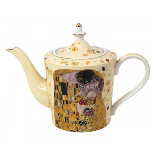 Porcelán teáskanna 1,1l, dobozban, Klimt: The Kiss, P.P.W20KL495-22447