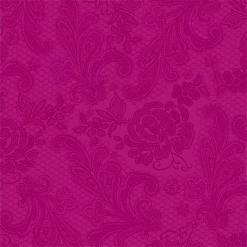 Lace Embossed blackberry dombornyomott papírszalvéta 33x33cm,15db-os, PPD.C007619