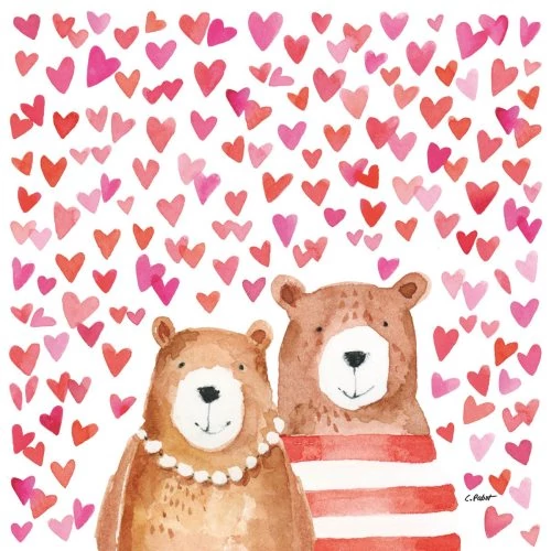 Love Bears papírszalvéta 33x33cm,20db-os, PPD.C1334391