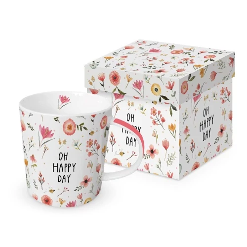 Porcelánbögre 0,35L dobozban,Oh Happy Day, PPD.160300775