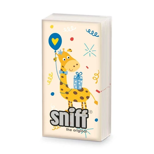 Giraffe papírzsebkendő,10db-os, PPD.SNIFF154102363