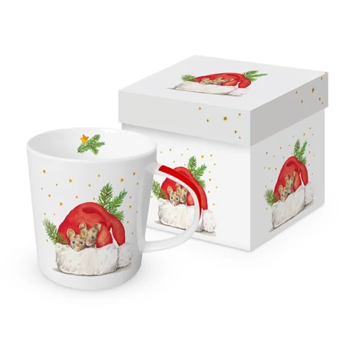 Porcelánbögre 0,4l dobozban, Get cozy, PPD.360302771