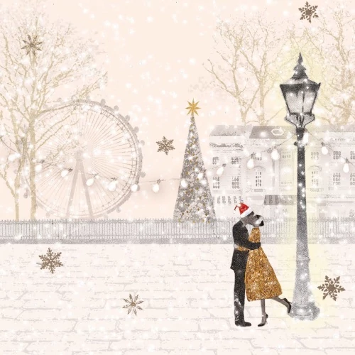 Christmas Love papírszalvéta 33x33cm, 20db-os, PPD.C333003169