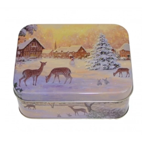 Konyhai fémdoboz 147x114x57mm, Winter Nostalgia, GAW.7315/219