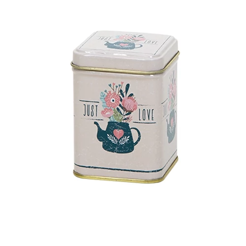Fémdoboz 60x60x80mm,50g, Teabloom, T.B.TBL546