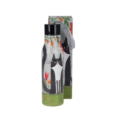 Rozsdamentes acél hőtartó útipalack duplafalú, 0,5L, Meadow, D.G.60997