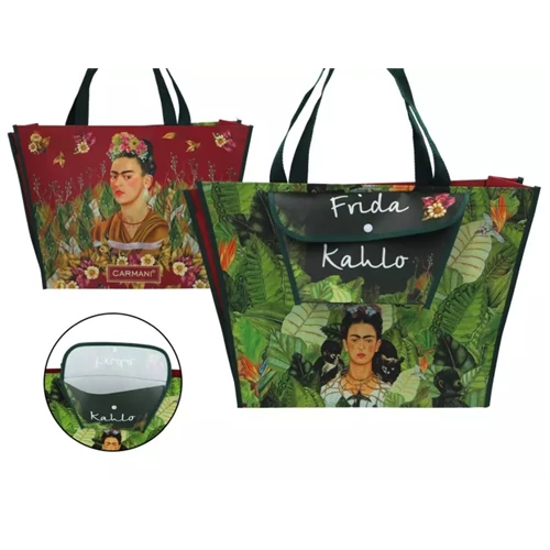 Válltáska kétoldalas,46x12x31cm,műanyag, Frida Kahlo, H.C.021-9079