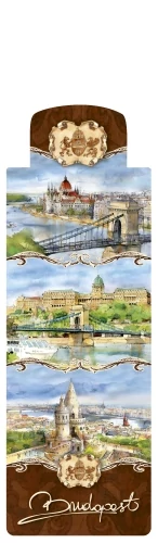 Mágneses könyvjelző, Budapest, CZW.mágkvj-BU02