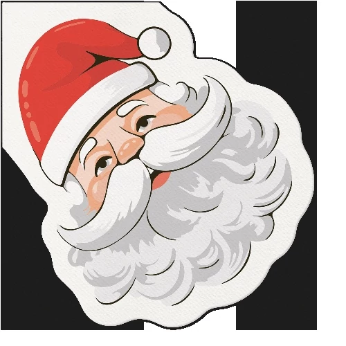 Classic Santa Claus airlaid papírszalvéta 32 cm,10 db-os, P.W.AAS200300