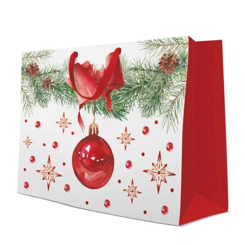 Jingle Bells  papír ajándéktáska maxi 54x44x16cm, P.W.AGB2014101