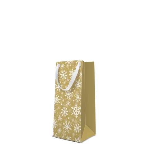 Colorful Snowflakes  papír ajándéktáska keskeny 10x22x7cm, P.W.AGB2014421