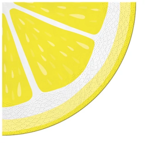 Just Lemon papírszalvéta 32cm, 12 db-os, P.W.SDRR000100