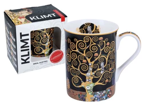 Porcelánbögre KLIMT dobozban,400ml,Klimt:Életfa , H.C.532-2313