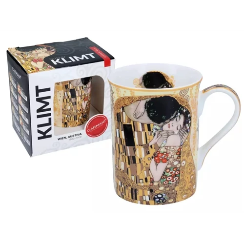 Porcelánbögre dobozban, 360ml, Klimt:The Kiss, H.C.532-2321