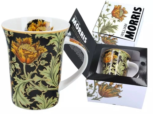 Porcelánbögre 350ml,William Morris, dobozban, H.C.834-8102