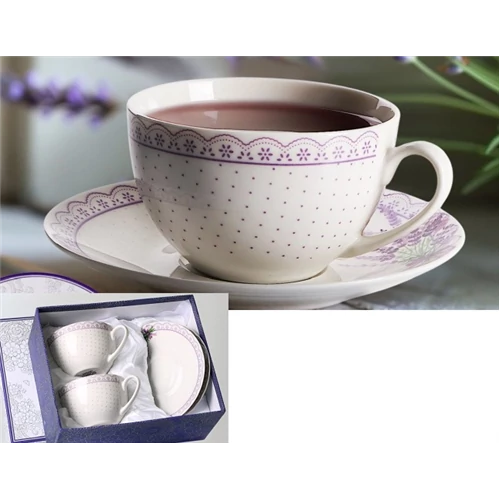 Passia porceláncsésze+alj, 2 személyes, 250ml, dobozban, V.B.22561